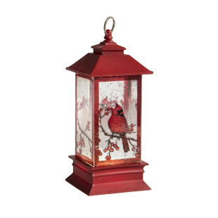 Cardinal mini lanern by Ganz