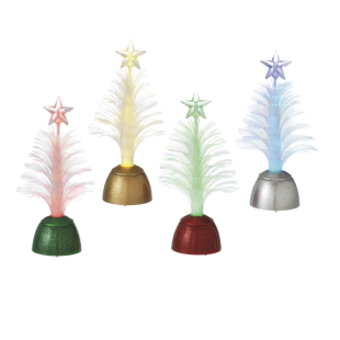 Mini light up Christmas trees by Midwest