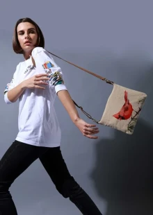 Canvas Sling Purse by Cotton Curls