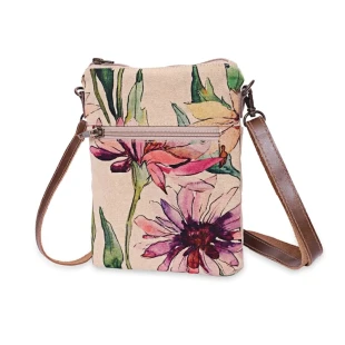 Slim Sling Cross Body Purse by Cotton Canvas