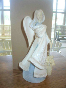 Guardian angel figurine
