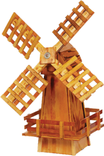 Amish-made gifts Wood windmills