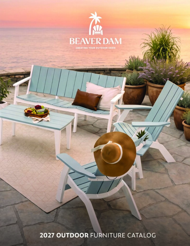 Beaver Dam 2027 new poly outdoor furniture catalog cover